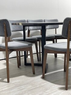 Стол кухонный обеденный прямоугольный дизайнерский лофт THETABLE RU 120х80 2.7/3.1 Стол кухонный обеденный прямоугольный дизайнерский лофт THETABLE RU 120х80 2.7/3.1
