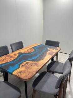 Стол кухонный обеденный прямоугольный дизайнерский лофт THETABLE RU 140х80 4.1/4.1 Стол кухонный обеденный прямоугольный дизайнерский лофт THETABLE RU 140х80 4.1/4.1