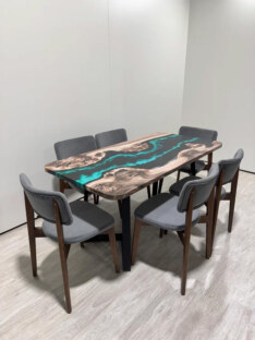 Стол кухонный обеденный прямоугольный дизайнерский лофт THETABLE RU 160х80 4.13/1.1