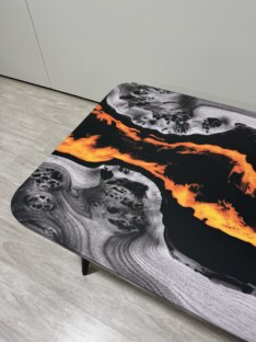 Стол журнальный прямоугольный дизайнерский лофт THETABLE RU 140х80 4.20/7.1