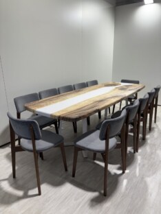 Стол кухонный обеденный евро дизайнерский лофт THETABLE RU 250х100 3.24/1.2