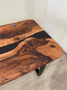 Стол письменный прямоугольный дизайнерский лофт THETABLE 160х80 5.8/2.1