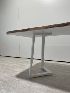 Стол кухонный обеденный прямоугольный дизайнерский лофт THETABLE RU 200х90 3.22/1.2