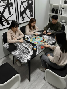 Стол кухонный обеденный прямоугольный дизайнерский лофт THETABLE RU 140х80 2.72/6.1