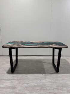 Стол компьютерный дизайнерский лофт THETABLE RU 140х70 4.13/2.1