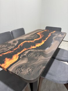 Стол кухонный обеденный прямоугольный дизайнерский лофт THETABLE RU 200х90 4.11/3.1 Стол кухонный обеденный прямоугольный дизайнерский лофт THETABLE RU 200х90 4.11/3.1