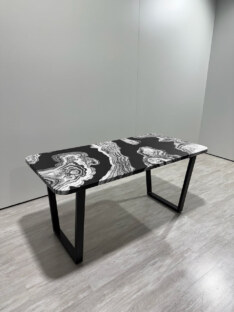 Стол компьютерный прямоугольный дизайнерский лофт THETABLE 160х80 2.72/2.1