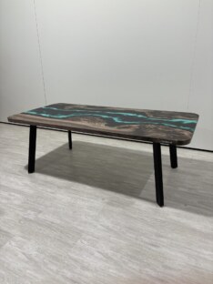 Стол журнальный прямоугольный дизайнерский лофт THETABLE RU 120х80 4.9/5.1