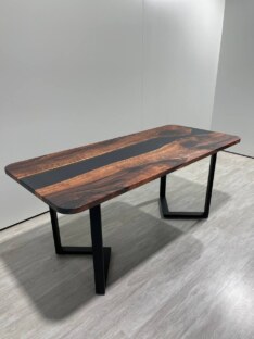 Стол кухонный обеденный прямоугольный дизайнерский лофт THETABLE RU 180х80 3.1/3.1 Стол кухонный обеденный прямоугольный дизайнерский лофт THETABLE RU 180х80 3.1/3.1