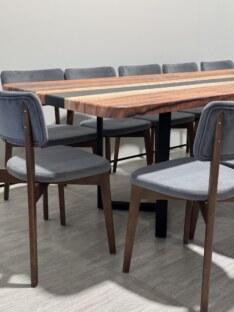 Стол кухонный обеденный прямоугольный дизайнерский лофт THETABLE RU 250х100 5.8/3.1 Стол кухонный обеденный прямоугольный дизайнерский лофт THETABLE RU 250х100 5.8/3.1