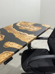 Стол компьютерный с подъемным механизмом дизайнерский лофт THETABLE 180х80 2.73/14.1