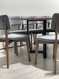 Стол кухонный обеденный прямоугольный дизайнерский лофт THETABLE RU 200х90 1.20/3.1