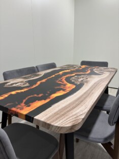 Стол кухонный обеденный прямоугольный дизайнерский лофт THETABLE RU 140х80 4.15/6.1 Стол кухонный обеденный прямоугольный дизайнерский лофт THETABLE RU 140х80 4.15/6.1