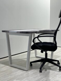 Стол компьютерный с вырезом дизайнерский лофт THETABLE 120х80 3.23/2.2