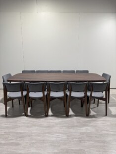 Стол кухонный обеденный евро дизайнерский лофт THETABLE RU 250х100 6.4/2.1