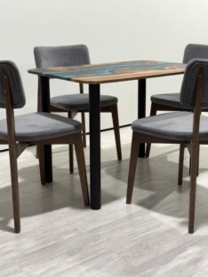Стол 100х70 см кухонный обеденный прямоугольный THETABLE RU 4.5/11.1
