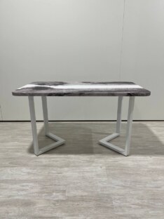 Стол кухонный обеденный прямоугольный дизайнерский лофт THETABLE RU 140х80 3.23/3.2