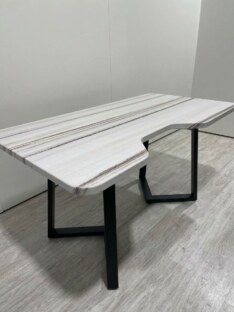 Стол компьютерный с вырезом дизайнерский лофт THETABLE RU 200х90 2.27/1.1 Стол компьютерный с вырезом дизайнерский лофт THETABLE RU 200х90 2.27/1.1