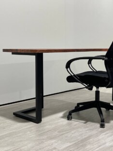 Стол компьютерный угловой дизайнерский лофт THETABLE 160х110 1.10/3.1