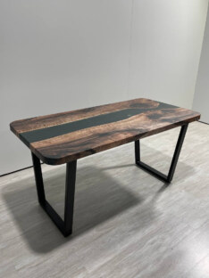 Стол кухонный обеденный прямоугольный дизайнерский лофт THETABLE RU 160х80 3.47/2.1