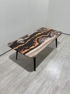 Стол журнальный прямоугольный дизайнерский лофт THETABLE RU 160х80 4.15/7.1