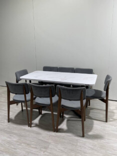 Стол кухонный обеденный прямоугольный дизайнерский лофт THETABLE RU 150х80 2.21/3.1