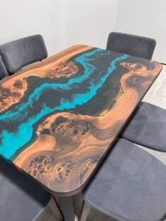 Стол кухонный обеденный прямоугольный дизайнерский лофт THETABLE RU 120х80 4.5/3.1 Стол кухонный обеденный прямоугольный дизайнерский лофт THETABLE RU 120х80 4.5/3.1