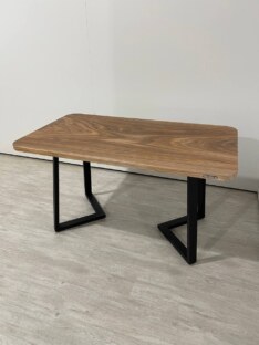 Стол кухонный обеденный прямоугольный дизайнерский лофт THETABLE RU 120х80 8.13/1.1