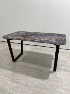 Стол кухонный обеденный прямоугольный дизайнерский лофт THETABLE RU 160х80 2.26/2.1