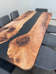 Стол кухонный обеденный прямоугольный дизайнерский лофт THETABLE RU 200х90 3.12/3.1