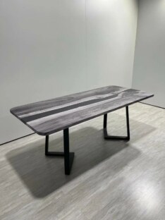 Стол кухонный обеденный прямоугольный дизайнерский лофт THETABLE RU 180х80 5.40/1.1