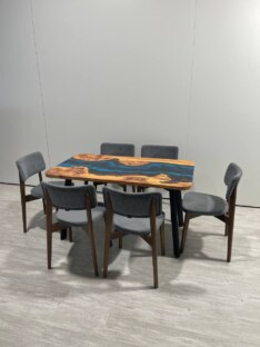 Стол кухонный обеденный прямоугольный дизайнерский лофт THETABLE RU 140х80 4.1/4.1 Стол кухонный обеденный прямоугольный дизайнерский лофт THETABLE RU 140х80 4.1/4.1