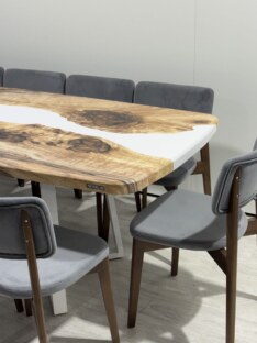 Стол кухонный обеденный евро дизайнерский лофт THETABLE RU 250х100 3.24/1.2