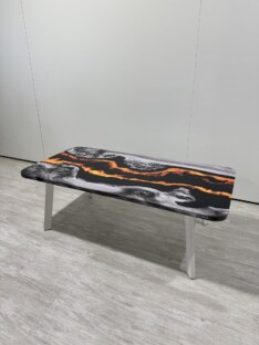 Стол журнальный прямоугольный дизайнерский лофт THETABLE RU 120х80 4.20/5.2