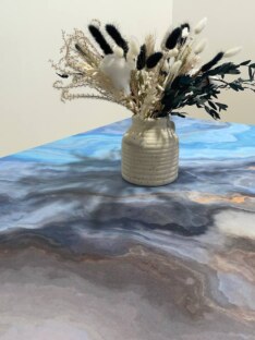 Стол кухонный обеденный дизайнерский лофт THETABLE 120х80 2.25/1.2