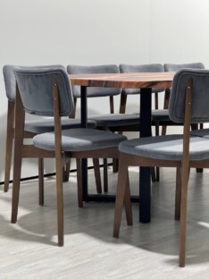 Стол кухонный обеденный прямоугольный дизайнерский лофт THETABLE RU 200х90 5.8/3.1