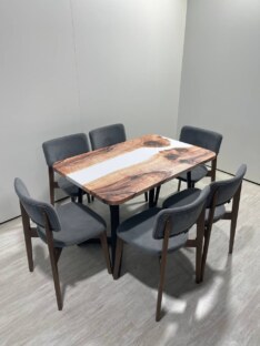 Стол кухонный обеденный прямоугольный дизайнерский лофт THETABLE 120х80 3.46/1.1