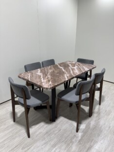 Стол кухонный обеденный прямоугольный дизайнерский лофт THETABLE RU 160х80 2.63/3.1