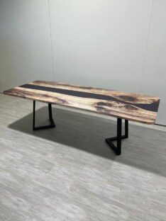 Стол кухонный обеденный прямоугольный дизайнерский лофт THETABLE RU 250х100 3.19/1.1