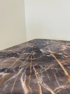 Стол кухонный обеденный прямоугольный дизайнерский лофт THETABLE RU 220х90 2.26/1.1