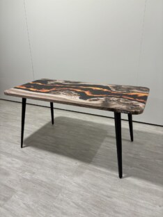 Стол кухонный обеденный прямоугольный дизайнерский лофт THETABLE RU 140х80 4.15/6.1 Стол кухонный обеденный прямоугольный дизайнерский лофт THETABLE RU 140х80 4.15/6.1