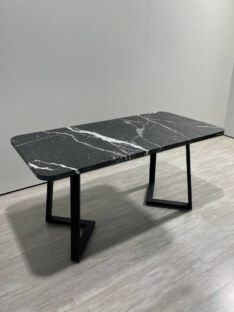 Стол кухонный обеденный прямоугольный дизайнерский лофт THETABLE RU 160х80 2.12.2/1.1