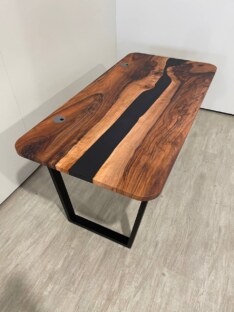 Стол письменный прямоугольный дизайнерский лофт THETABLE 160х80 5.8/2.1