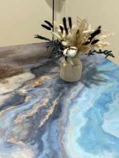 Стол кухонный обеденный дизайнерский лофт THETABLE 120х80 2.25/1.2