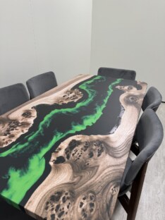 Стол кухонный обеденный прямоугольный дизайнерский лофт THETABLE RU 120х80 4.14/4.1