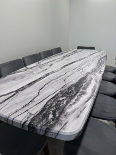 Стол кухонный обеденный евро дизайнерский лофт THETABLE RU 250х100 6.5/1.2 Стол кухонный обеденный евро дизайнерский лофт THETABLE RU 250х100 6.5/1.2