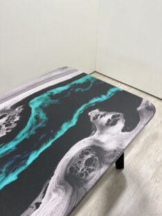 Стол журнальный прямоугольный дизайнерский лофт THETABLE RU 120х80 4.18/5.1