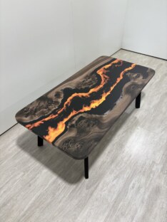 Стол журнальный прямоугольный дизайнерский лофт THETABLE RU 140х80 4.11/5.1