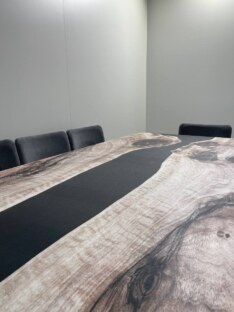 Стол кухонный обеденный прямоугольный дизайнерский лофт THETABLE RU 250х100 3.30/1.1