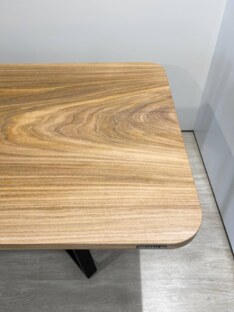 Стол кухонный обеденный прямоугольный дизайнерский лофт THETABLE RU 200х90 8.13/1.1